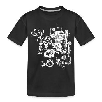 Rouillée - T-shirt bio Premium Enfant - noir - Devant