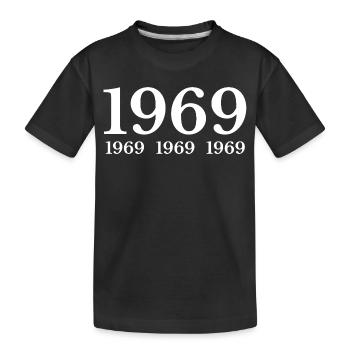 1969 - Kids' Premium Organic T-Shirt - black - Front