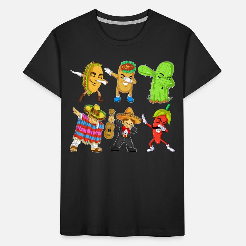 Cinco de Mayo Dab-Hemd Kinder Premium Bio T-Shirt