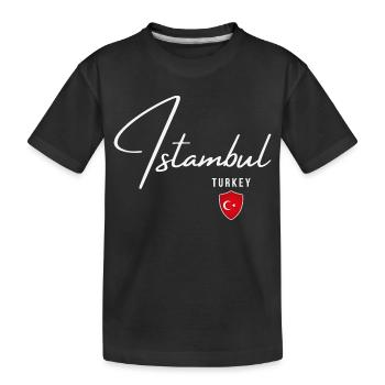 Istanbul Turquie, design élégant Istanbul - T-shirt bio Premium Enfant - noir - Devant
