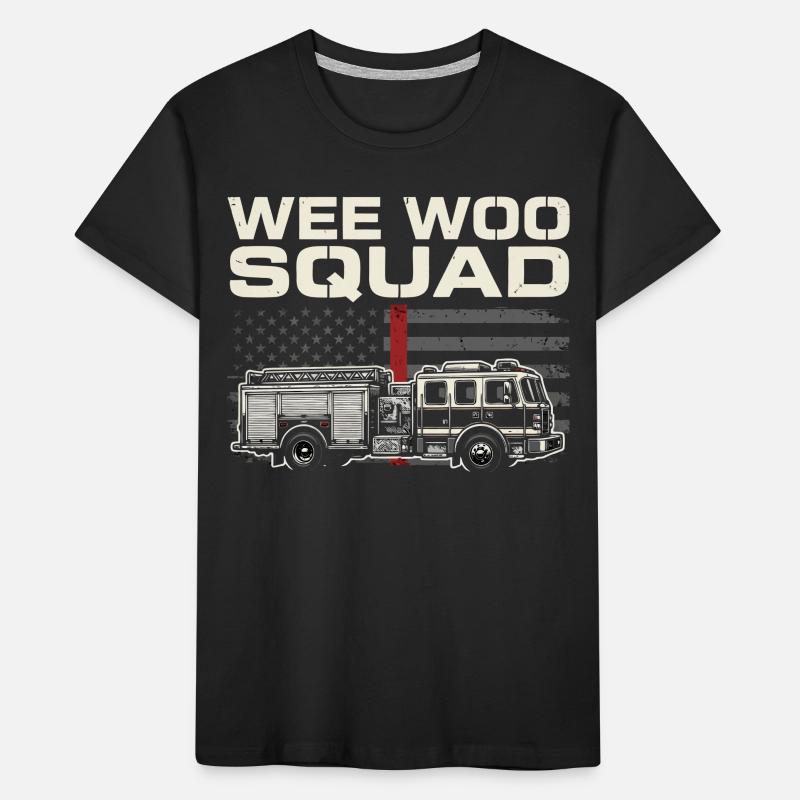 Wee Woo Squad Rescue Service Design Kids' Premium Organic T-Shirt