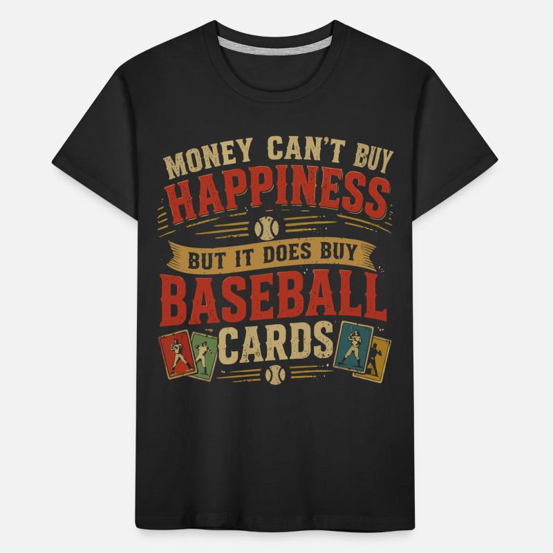 Baseball- und Glückskarten: Design-Leidenschaft Kinder Premium Bio T-Shirt