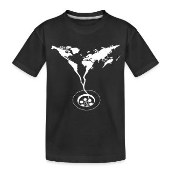 La fin du monde (blanc) - T-shirt bio Premium Enfant - noir - Devant