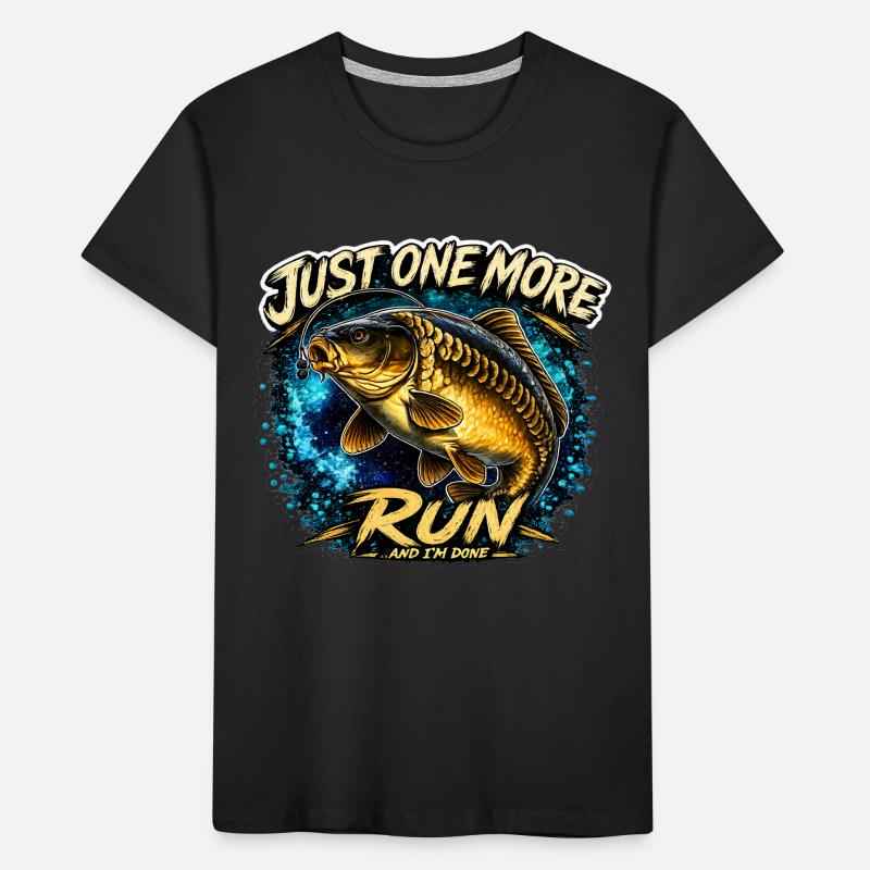 Encore une course : Conception de pêche à la carpe T-shirt bio Premium Enfant