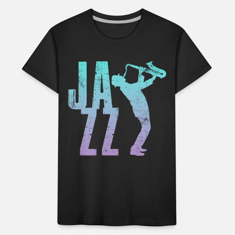 Jazz Saxo T-shirt bio Premium Enfant
