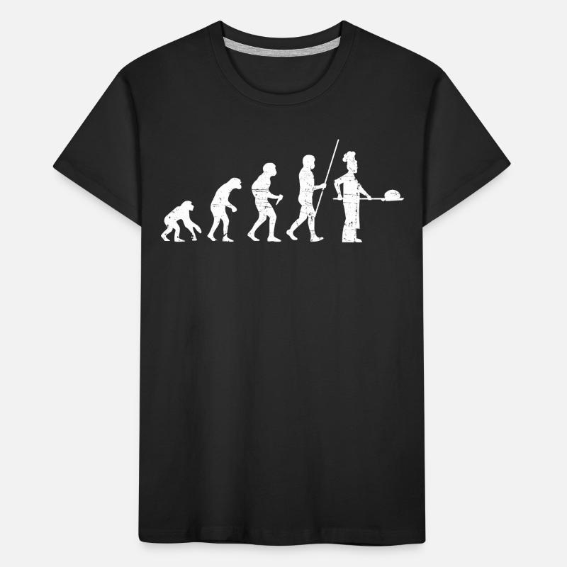 Bäcker Evolution Distressed Look Kinder Premium Bio T-Shirt