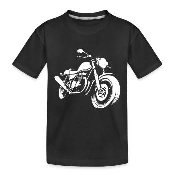 Motard Motard - T-shirt bio Premium Enfant - noir - Devant