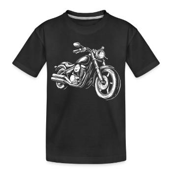 Motard Motard - T-shirt bio Premium Enfant - noir - Devant