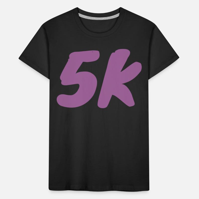 5K_langsame Läufer Kinder Premium Bio T-Shirt