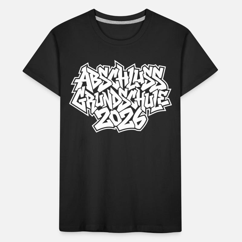 Elementary School Graduation 2026 Graffiti Kids' Premium Organic T-Shirt