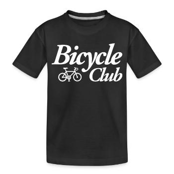 Bicycle Club - Kinder Premium Bio T-Shirt - Schwarz - Vorne