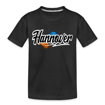 Hannover - Kinder Premium Bio T-Shirt - Schwarz - Vorne
