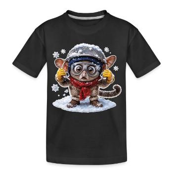 Suesses_Winter_Galago - T-shirt bio Premium Enfant - noir - Devant