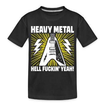 Heavy Metal Hell Yeah! - T-shirt bio Premium Enfant - noir - Devant