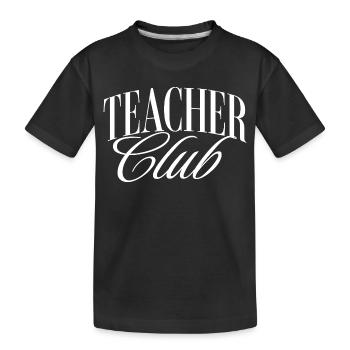Club des enseignants - T-shirt bio Premium Enfant - noir - Devant