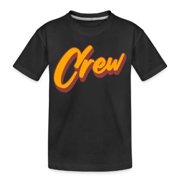 équipage - T-shirt bio Premium Enfant - noir - Devant
