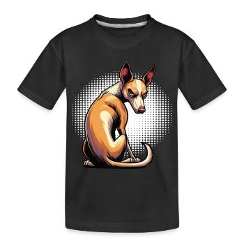 Podenco Podencos Amoureux de Podenco Podenco Propriétaires de Podenco - T-shirt bio Premium Enfant - noir - Devant