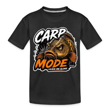 Carp Fishing Carp Mode - Kids' Premium Organic T-Shirt - black - Front