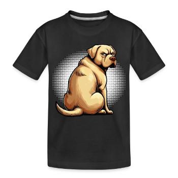 Labrador Labrador propriétaire Labrador lover - T-shirt bio Premium Enfant - noir - Devant