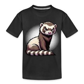 Furet Ferret Holder Furet Propriétaire - T-shirt bio Premium Enfant - noir - Devant