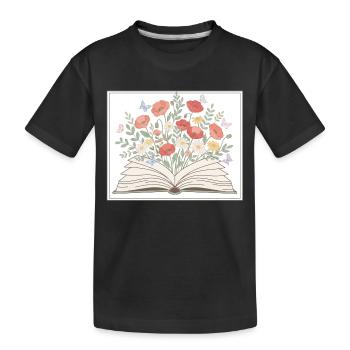 Livres - T-shirt bio Premium Enfant - noir - Devant