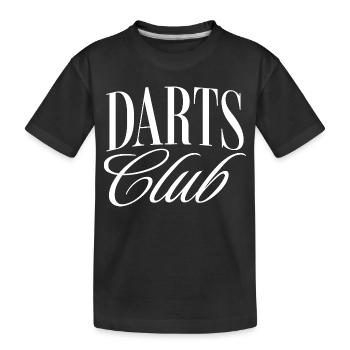 Club de fléchettes - T-shirt bio Premium Enfant - noir - Devant