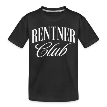 Club des retraités - T-shirt bio Premium Enfant - noir - Devant