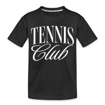 Tennis Club - T-shirt bio Premium Enfant - noir - Devant