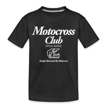 Motocross - T-shirt bio Premium Enfant - noir - Devant