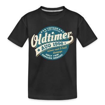 Millésime août 1996 - Anniversaire - Cadeau - T-shirt bio Premium Enfant - noir - Devant