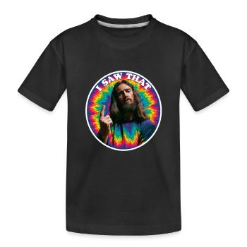 J’ai vu ce moment tie-dye - T-shirt bio Premium Enfant - noir - Devant