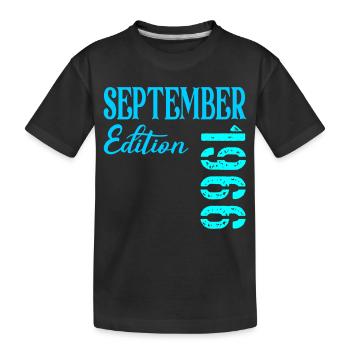 Septembre 1966 - 60e anniversaire - T-shirt bio Premium Enfant - noir - Devant