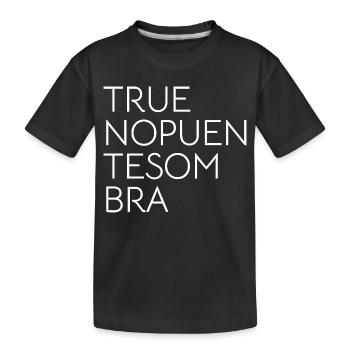 PONT DE L’OMBRE DU TONNERRE - T-shirt bio Premium Enfant - noir - Devant