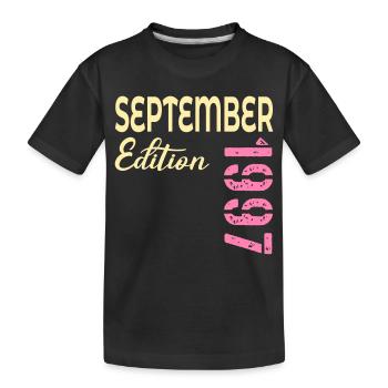 September 1997 - 29. Geburtstag - Kinder Premium Bio T-Shirt - Schwarz - Vorne