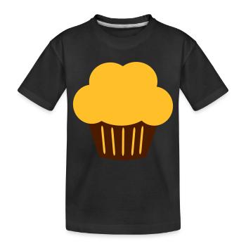 Muffin - Kids' Premium Organic T-Shirt - black - Front