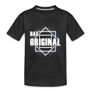 Das Original Partnershirt - Kinder Premium Bio T-Shirt - Schwarz - Vorne