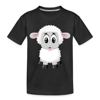moutons doux! - T-shirt bio Premium Enfant - noir - Devant
