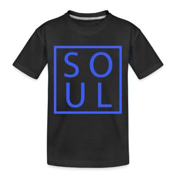 Soul Couple De Chemise Maté Idée cadeau - T-shirt bio Premium Enfant - noir - Devant