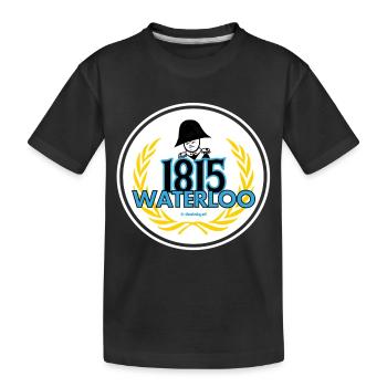 Waterloo - Kinder Premium Bio T-Shirt - Schwarz - Vorne