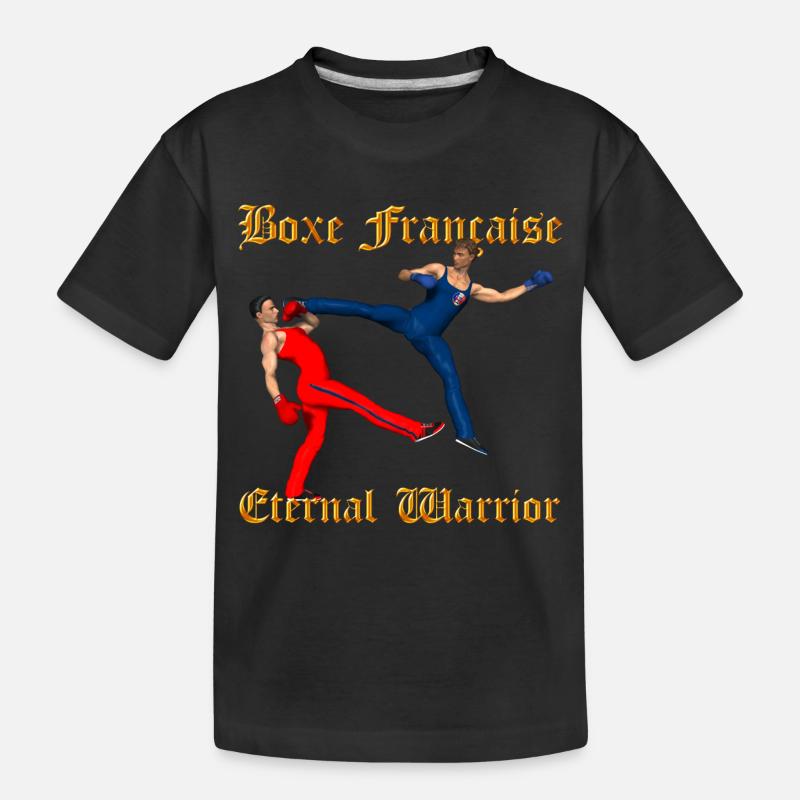 Savate Guerrier - T-shirt bio Premium Enfant - noir