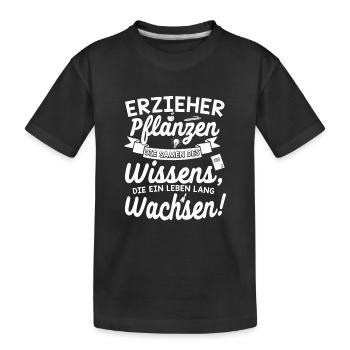 Éducateurs T-shirts | Éducatrice de formation cadeau - T-shirt bio Premium Enfant - noir - Devant