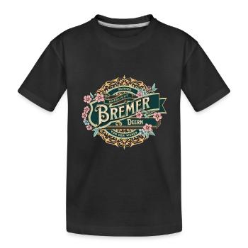 Bremen souvenir - Kids' Premium Organic T-Shirt - black - Front