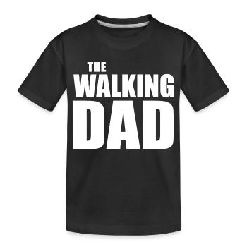 The walking dad - T-shirt bio Premium Enfant - noir - Devant