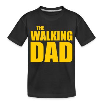 The walking dad - T-shirt bio Premium Enfant - noir - Devant