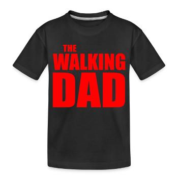 The walking dad - T-shirt bio Premium Enfant - noir - Devant