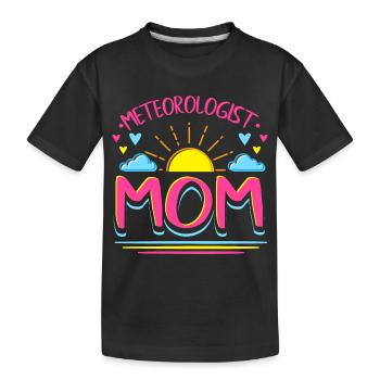 Drôle de météorologie Maman Météo Météo Cadeau - T-shirt bio Premium Enfant - noir - Devant
