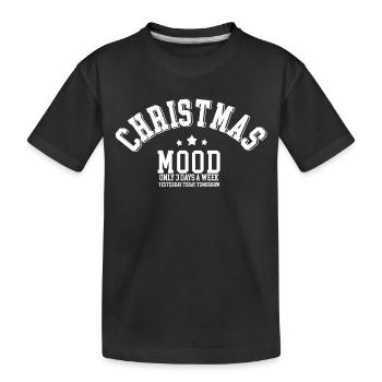 Christmas mood - T-shirt bio Premium Enfant - noir - Devant