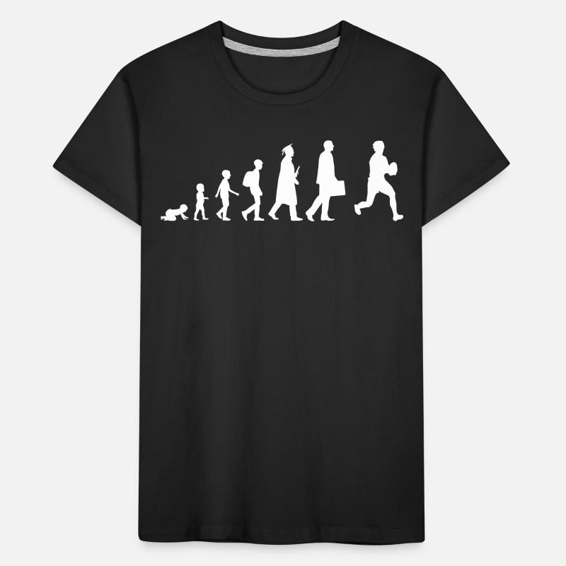 Evolution of rugby Kids' Premium Organic T-Shirt