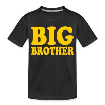 Big brother - T-shirt bio Premium Enfant - noir - Devant