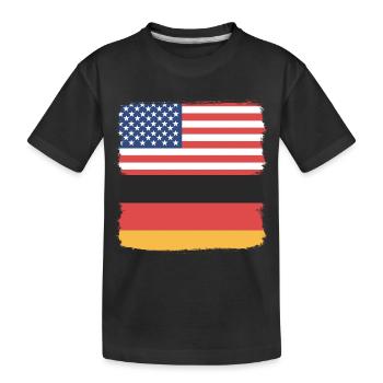 Allemagne - T-shirt bio Premium Enfant - noir - Devant